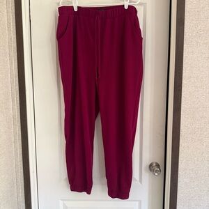 Dark Fuschia Jogger Pants